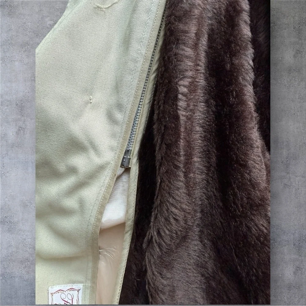 Vintage Childs “Fieldston Clothes” Double-Breasted Trench Coat w/Corded Mittens